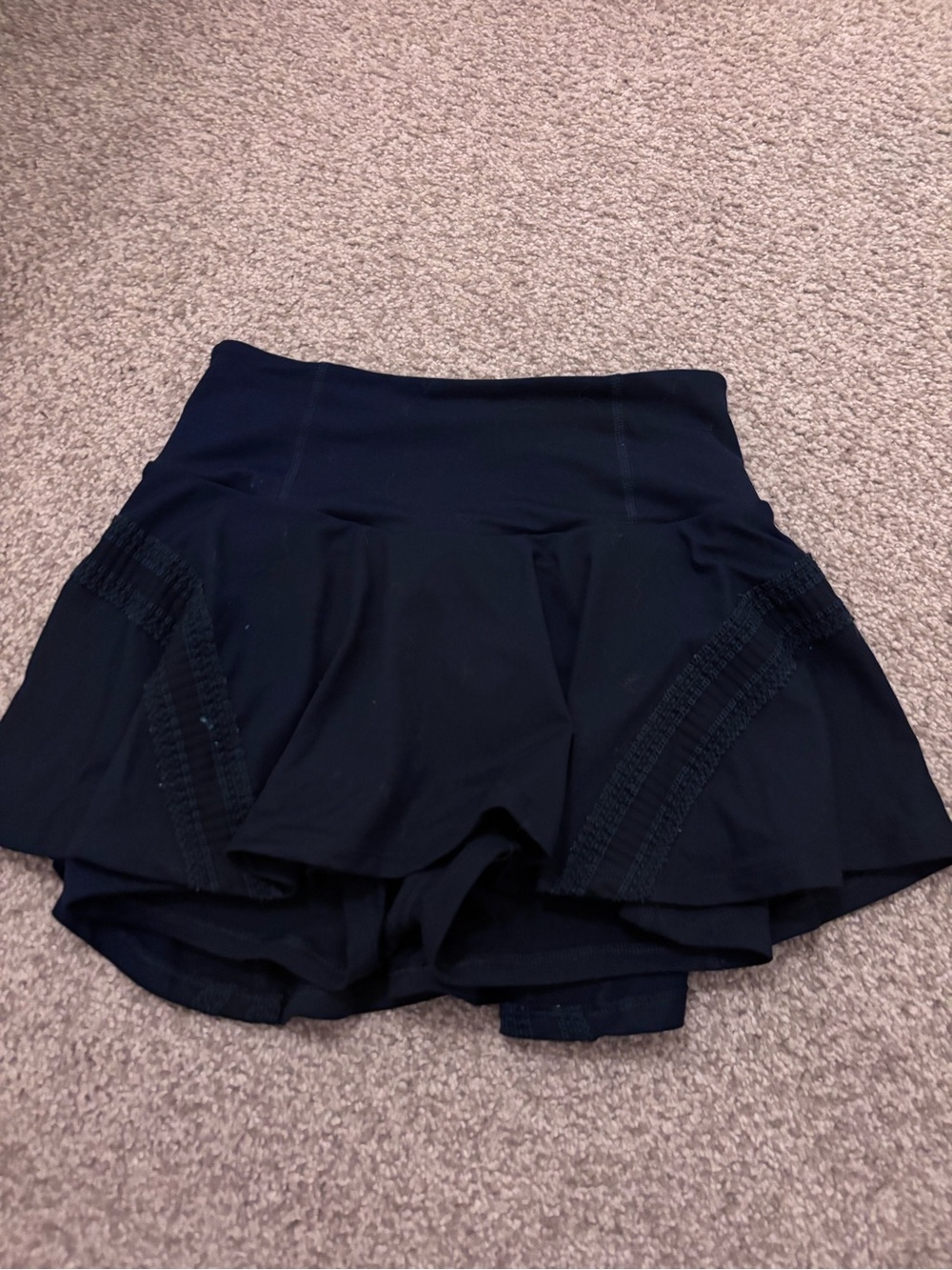 Free people movement, navy, pleats and thank you skirt